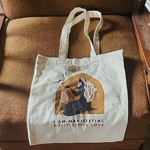 Cream Tote Bag